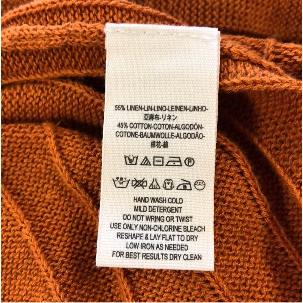 NWOT 🏷️ FREE PEOPLE burnt orange clay cardigan kimono sweater